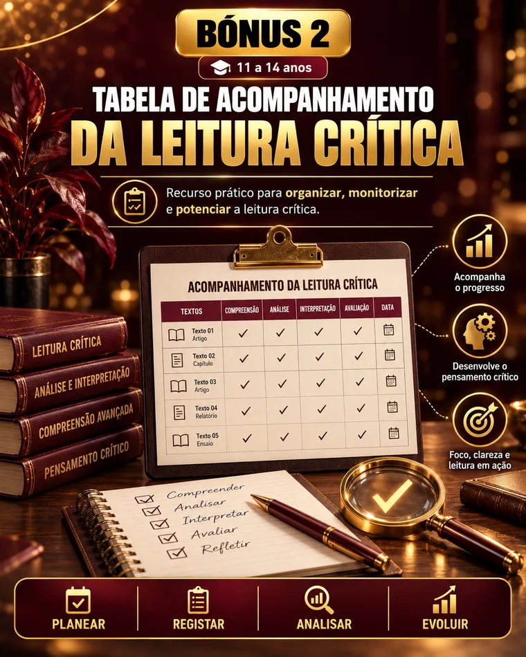 Bónus 2 — 11 a 14 anos